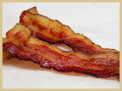 a side of crispy bacon
