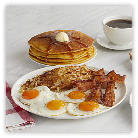 french toast eggs and bacon