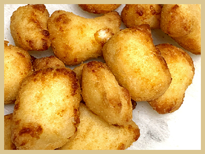 a side of cheese curds