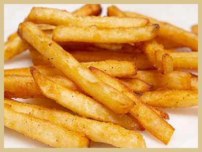 a side of crispy fries