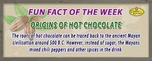 Hot Chocolate comes from the ancient Maya civilization