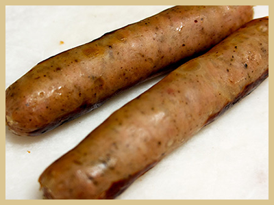 a side of sausage links