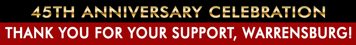 Country Kitchen 45th anniversary banner