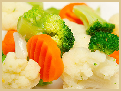 a side of vegetables